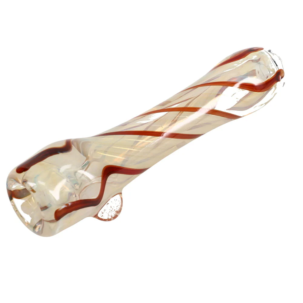 Izlow Glass Color Line Rake Fume Chillum - Image 3