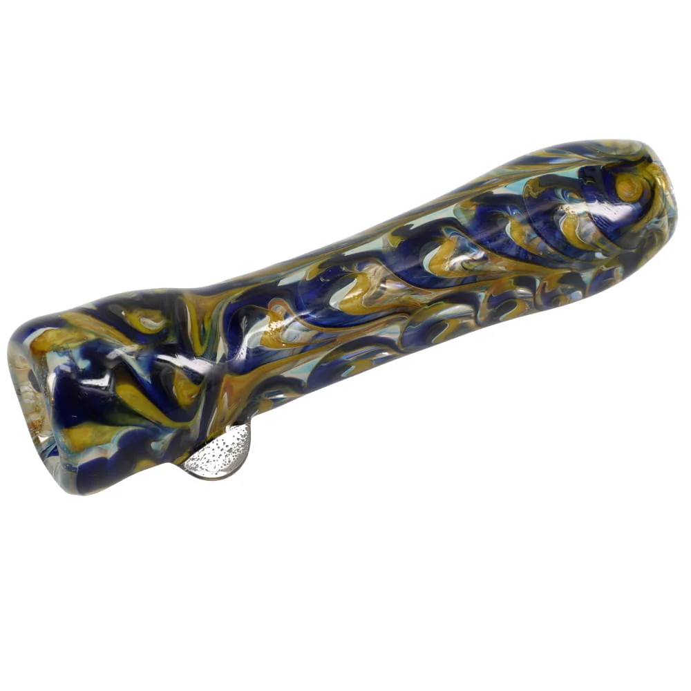 Izlow Glass Peacock Chillum - Image 2