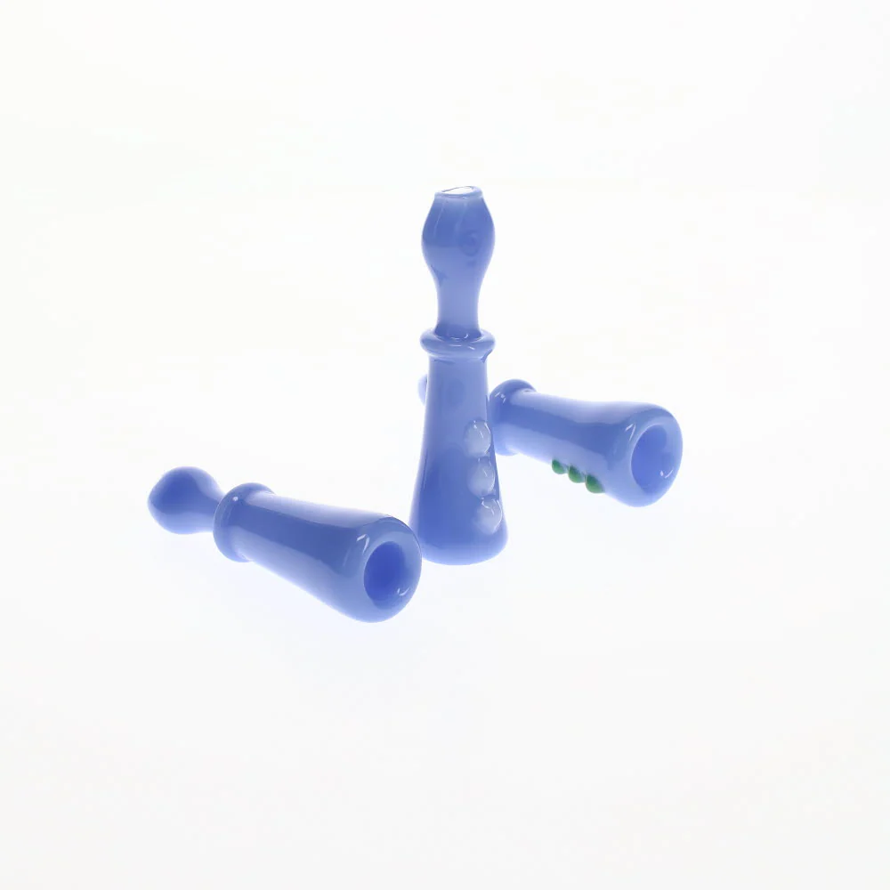Jed Jones Milky Blue Push Chillum SALE - Image 3