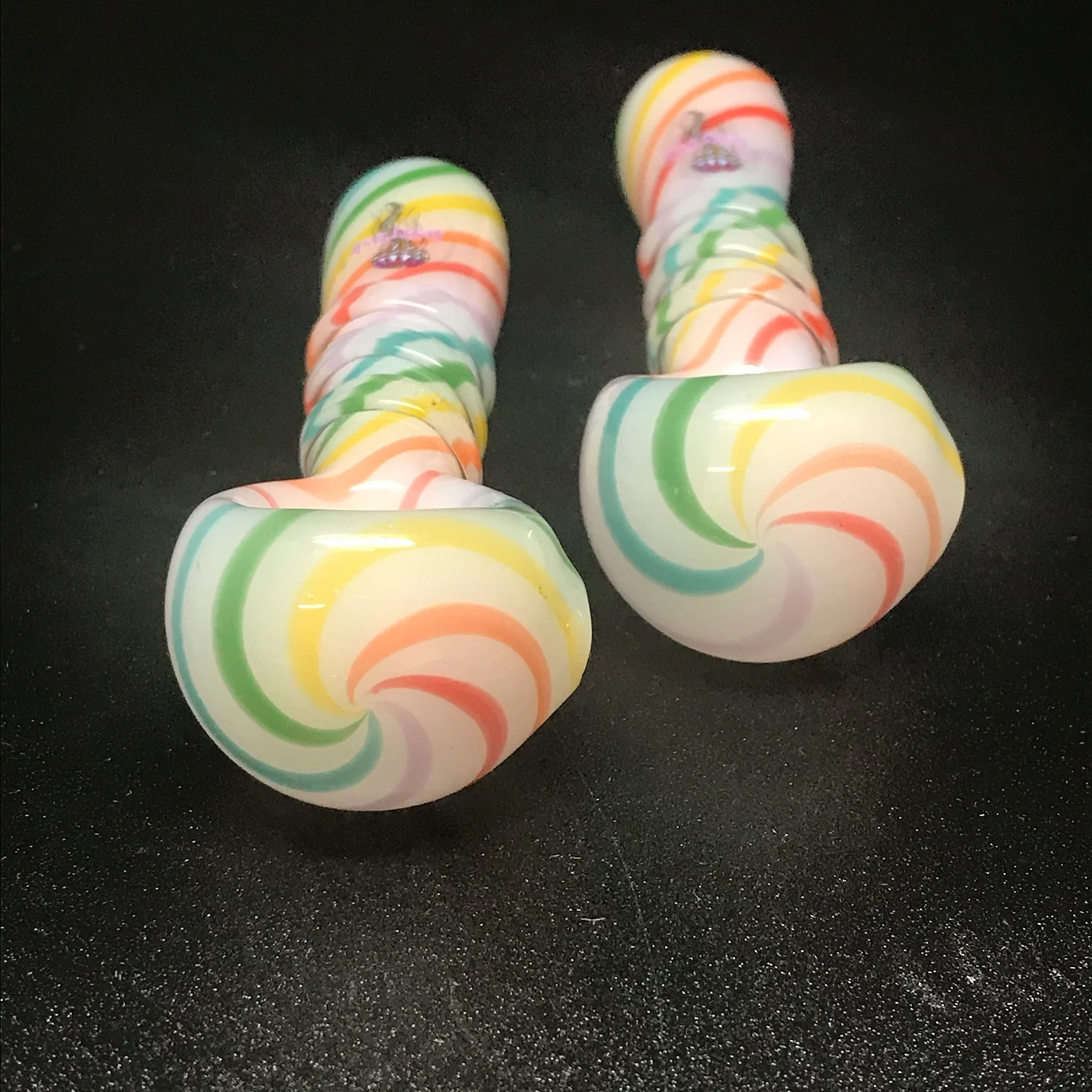 Jellyfish Glass Somewhere Over the Rainbow Pipe - Image 5