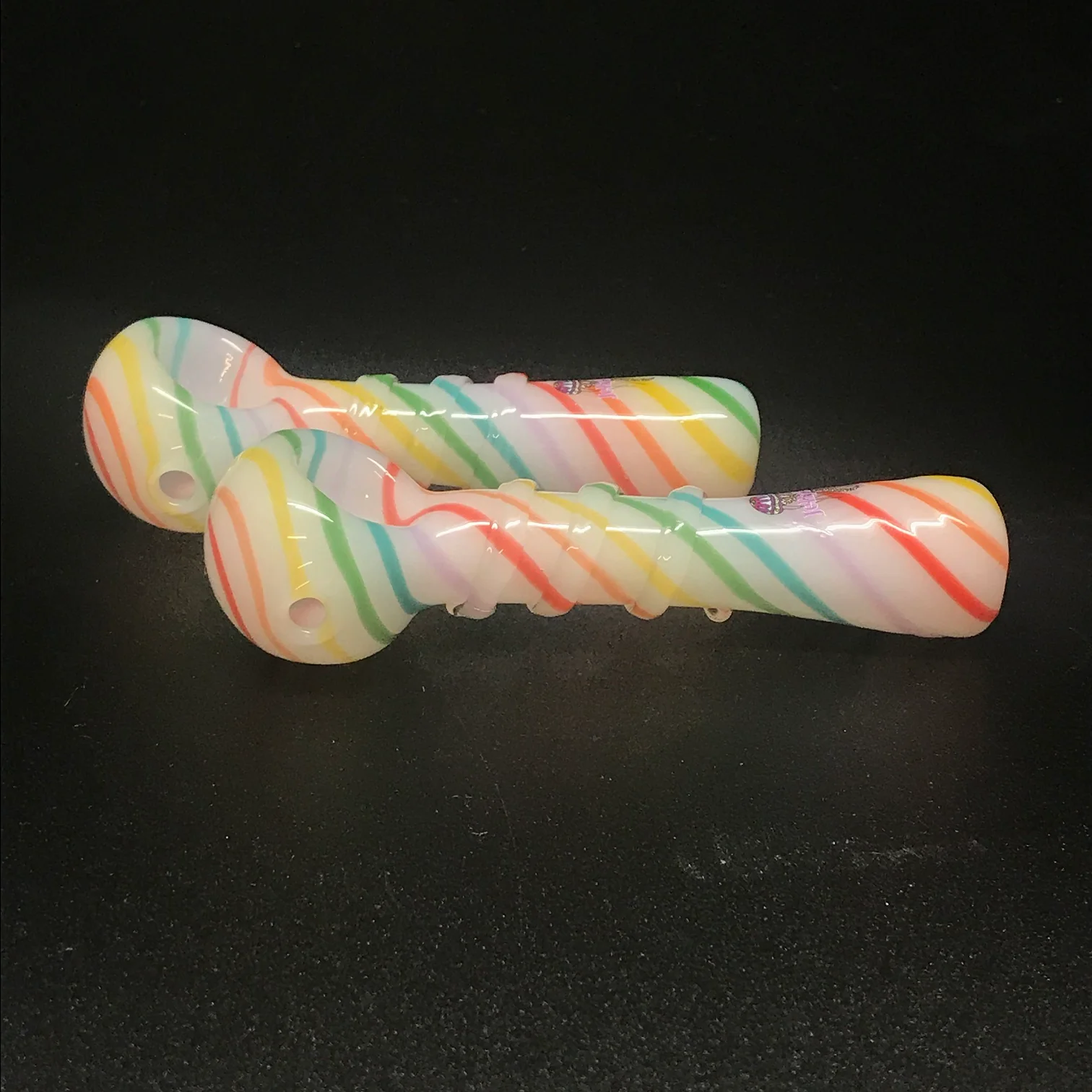 Jellyfish Glass Somewhere Over the Rainbow Pipe - Image 6