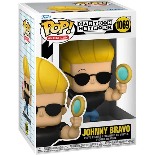 Johnny Bravo with Mirror and Comb Funko Pop! Vinyl Figure #1069 - Image 2