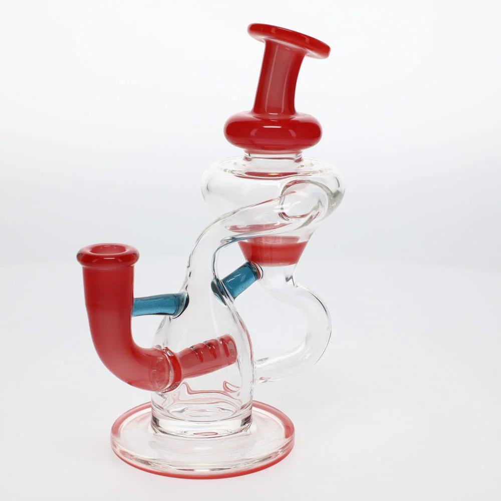 Julian J Glass Red Tube Recycler SALE - Image 3