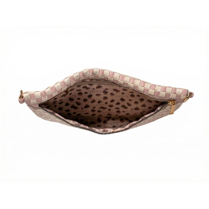 Kedzie Terrace Woven Crossbody in Pink - Image 3