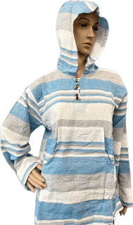Kerala Striped Hooded Jacket