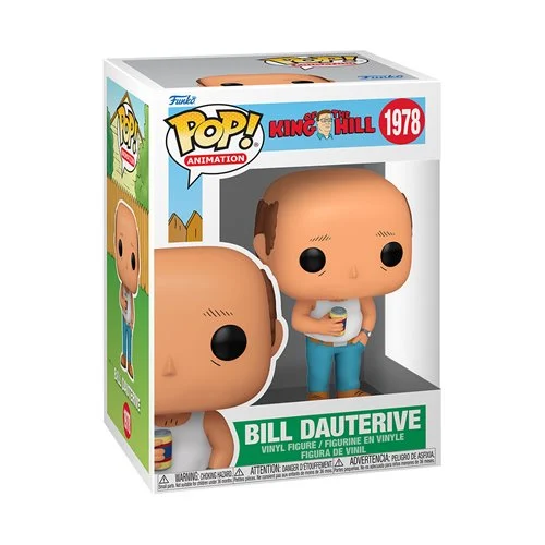 King of the Hill Bill Dauterive Funko Vinyl Figure #1978 - Image 2