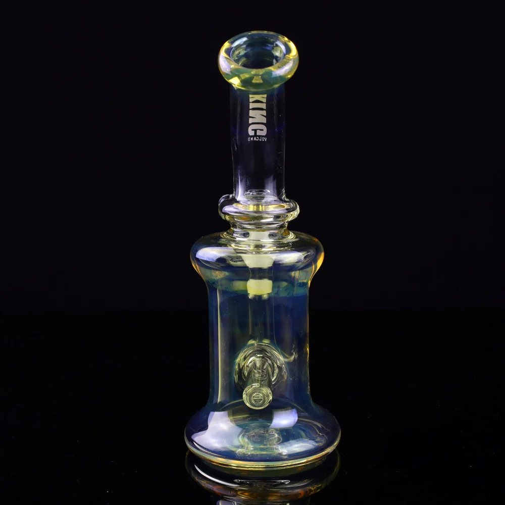 King Volcano 44mm Bent Neck Fume Inline 8" Rig - Image 2