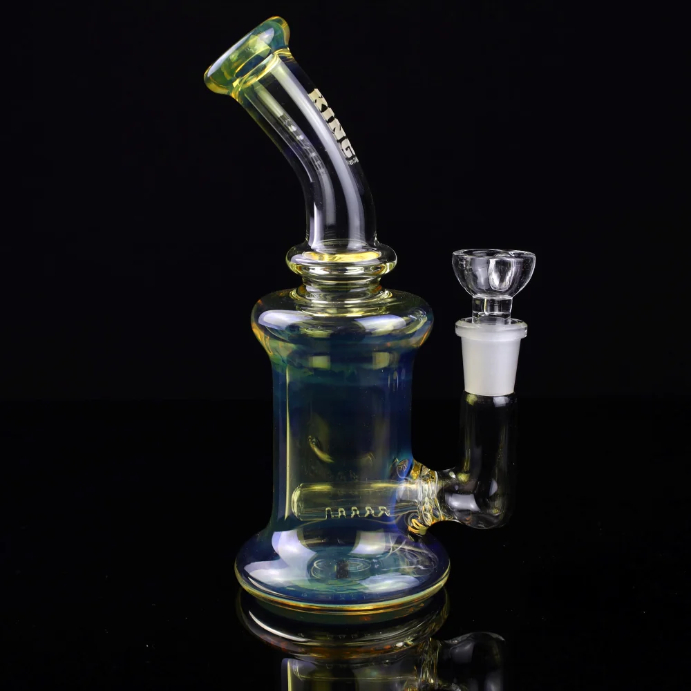 King Volcano 44mm Bent Neck Fume Inline 8" Rig - Image 4
