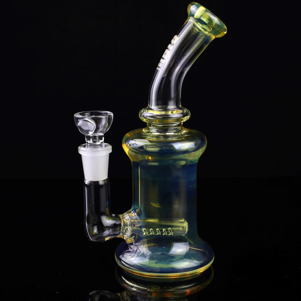 King Volcano 44mm Bent Neck Fume Inline 8" Rig - Image 6