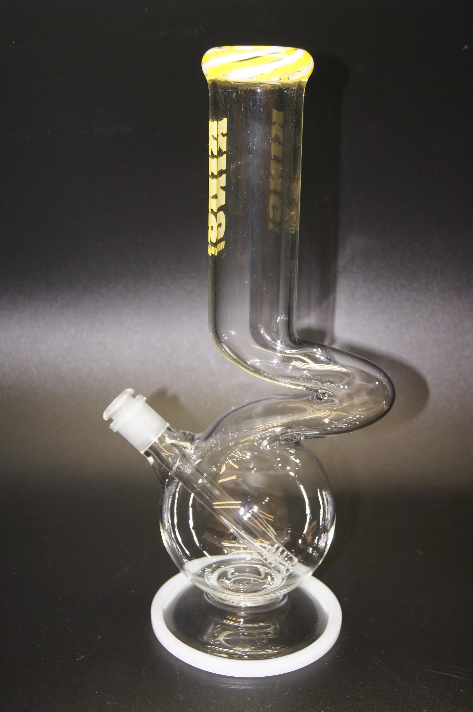 King Volcano Bubble Zig Zag 15" Water Pipe - Image 2
