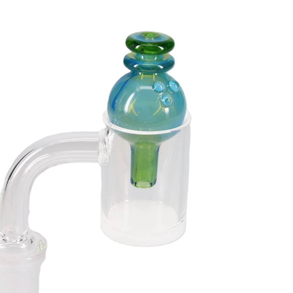 Kyle White Glass Color/Fume Bubble Carb Cap - Image 4