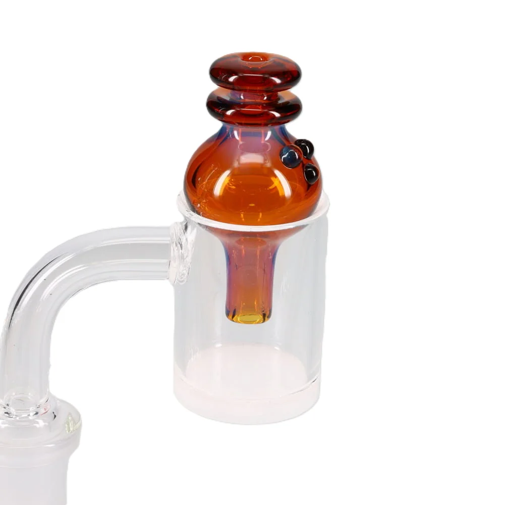 Kyle White Glass Color/Fume Bubble Carb Cap - Image 5