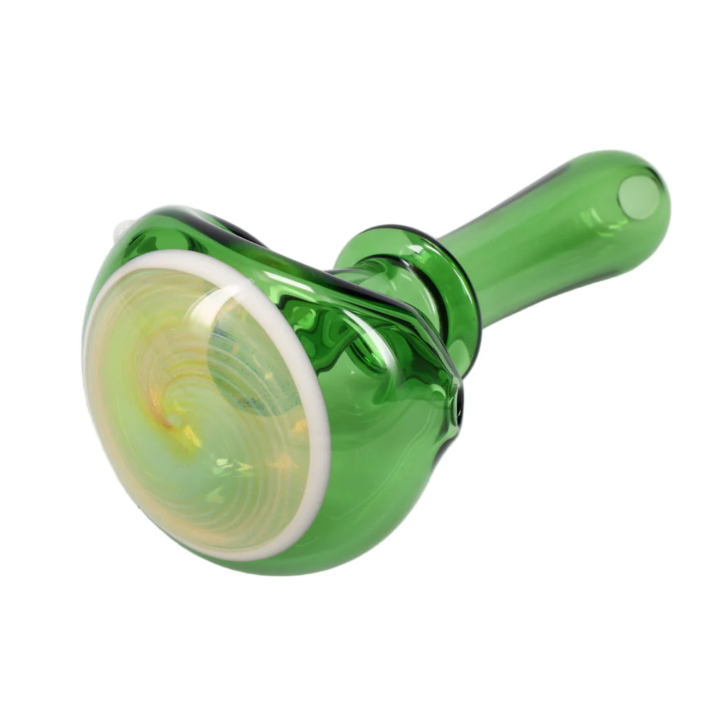 Kyle White Glass Color/Fume Portal Cap Spoon - Image 3