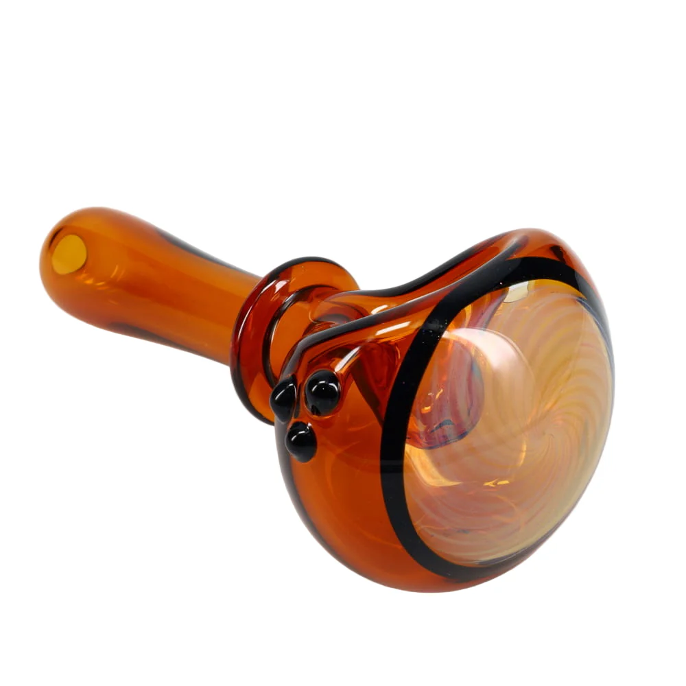 Kyle White Glass Color/Fume Portal Cap Spoon - Image 8