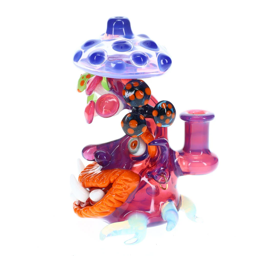 Kyru Glass Purple Orange Shroomie - Image 2