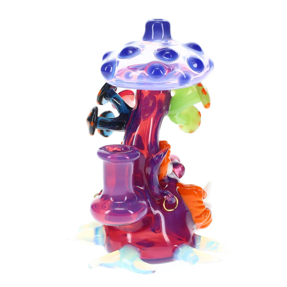 Kyru Glass Purple Orange Shroomie - Image 3