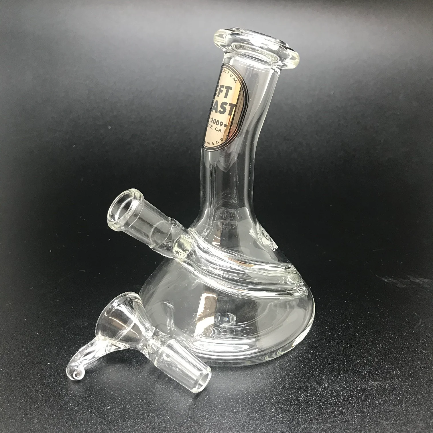 Left Coast Scientific Glass Rip Curl Beaker - Image 2