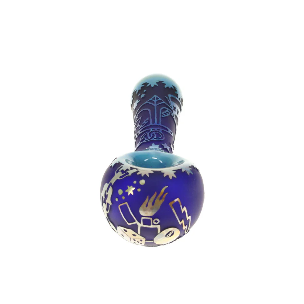Liberty503 Glass Etched Solid Color Large Spoon - Image 2