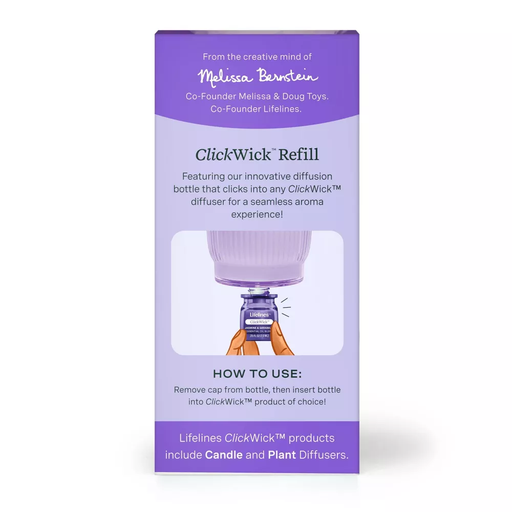 Lifelines™ ClickWick™ Refill - Jasmine & Geranium - Image 2