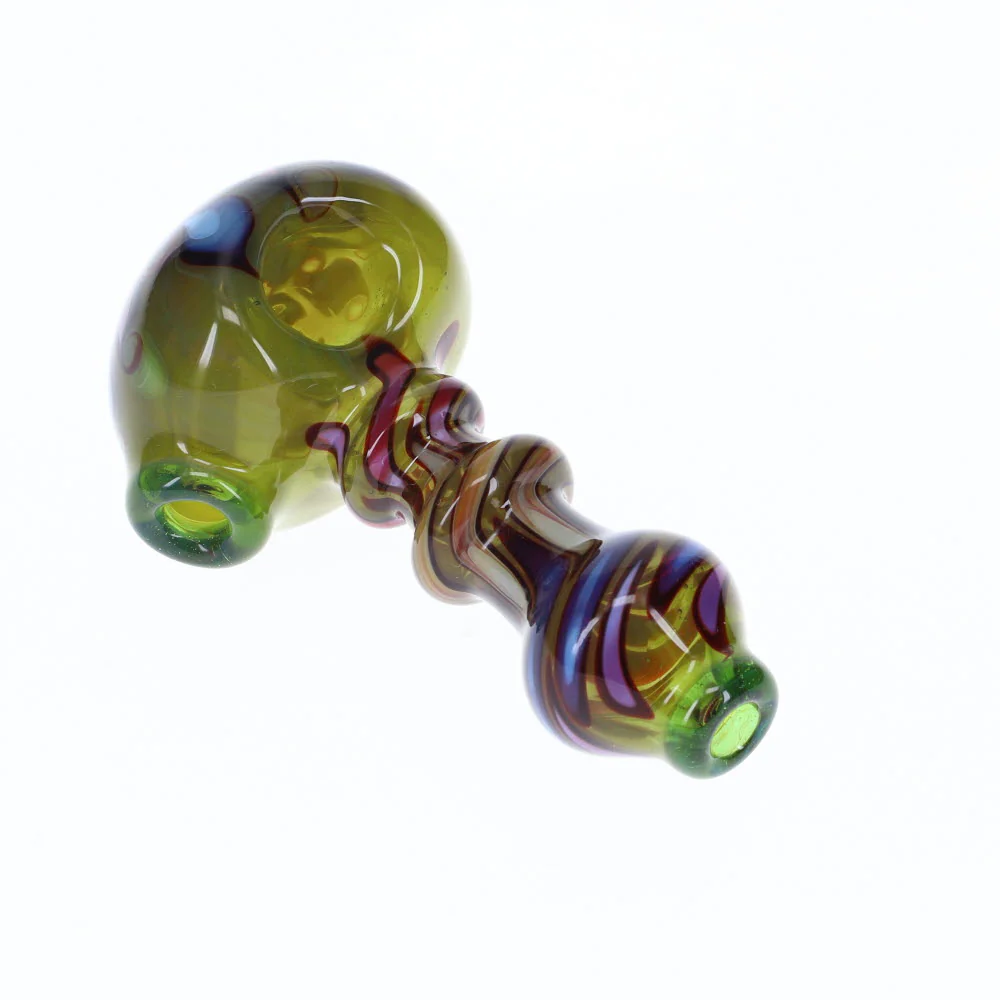 Liquid Sand Large Green Flower #3 Spoon - Image 3