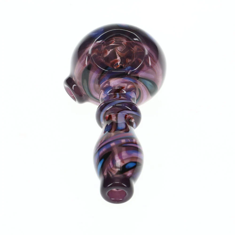 Liquid Sand Medium Purple Grey Flower Spoon - Image 4