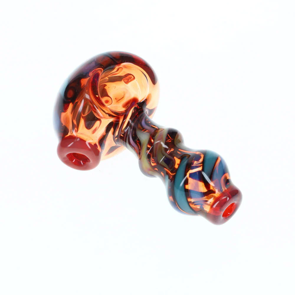 Liquid Sand Rust Red Flower Spoon - Image 3