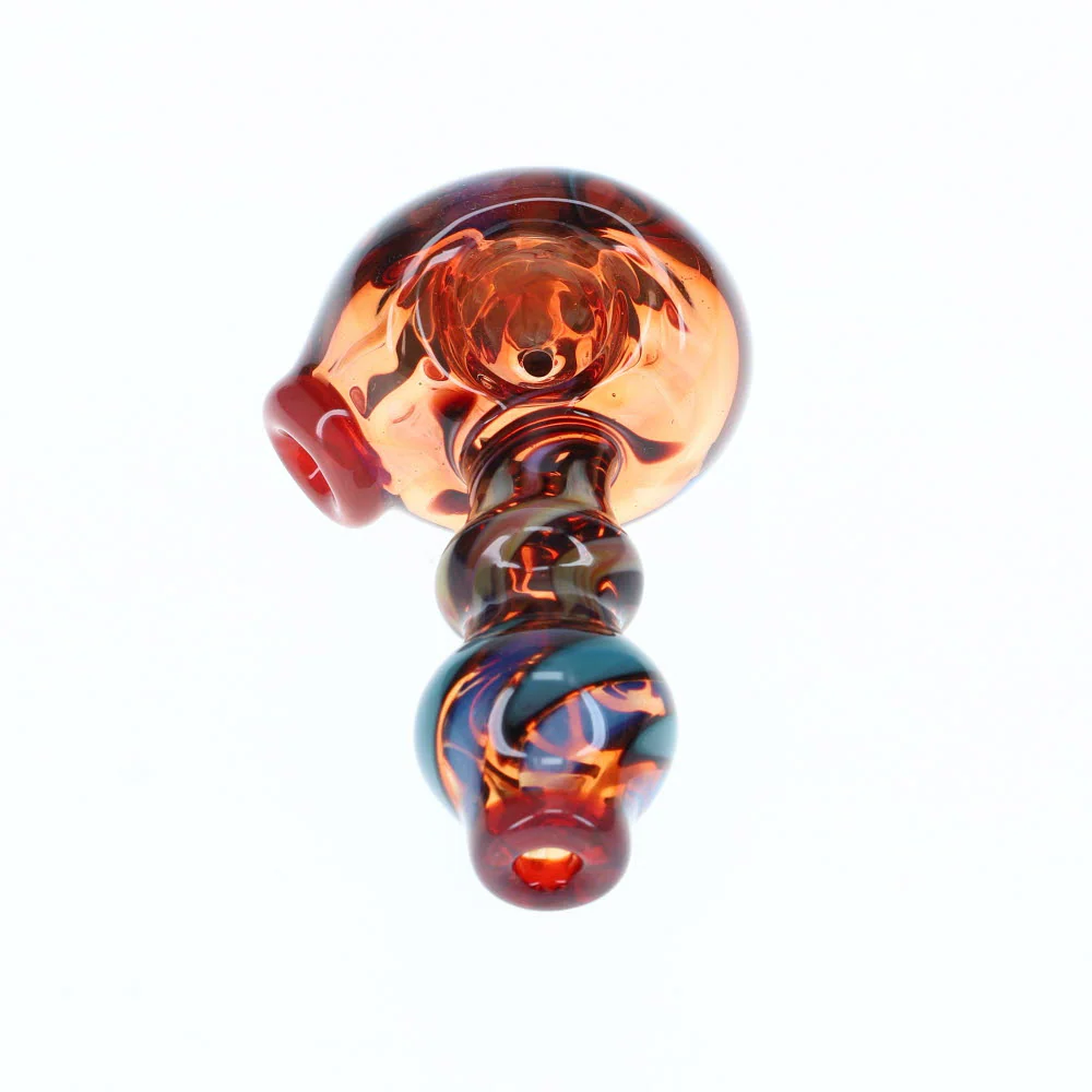 Liquid Sand Rust Red Flower Spoon - Image 4