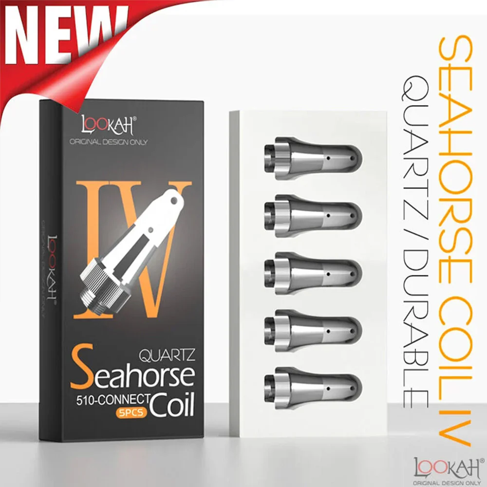 Lookah Seahorse IV Quartz Coil - Single / QUARTZ