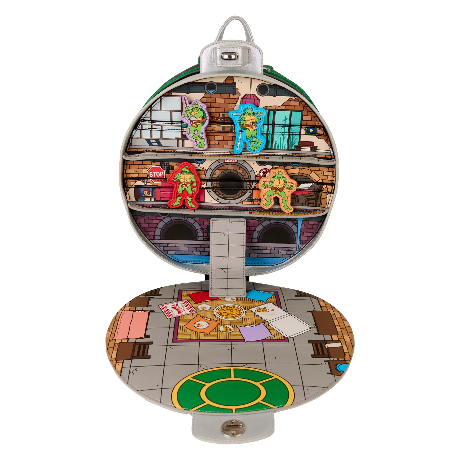 Loungefly Classic Teenage Mutant Ninja Turtles Mini Backpack - Image 2