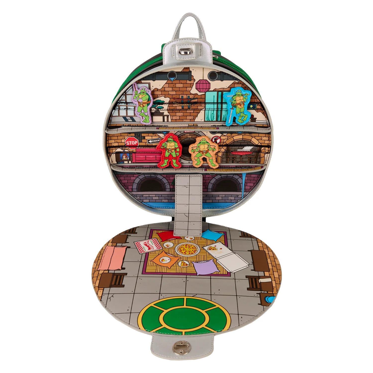 Loungefly Classic Teenage Mutant Ninja Turtles Mini Backpack - Image 3
