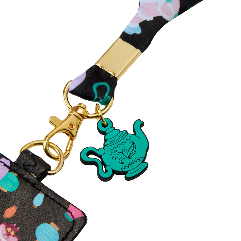 Loungefly Alice in Wonderland Unbirthday Lanyard with Card Holder - Image 2