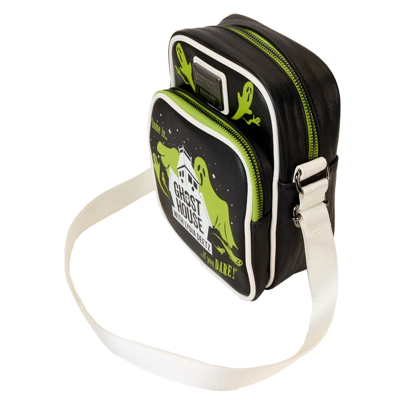 Loungefly Beetlejuice Beetlejuice Ghost House Glow Crossbody Bag SALE - Image 4