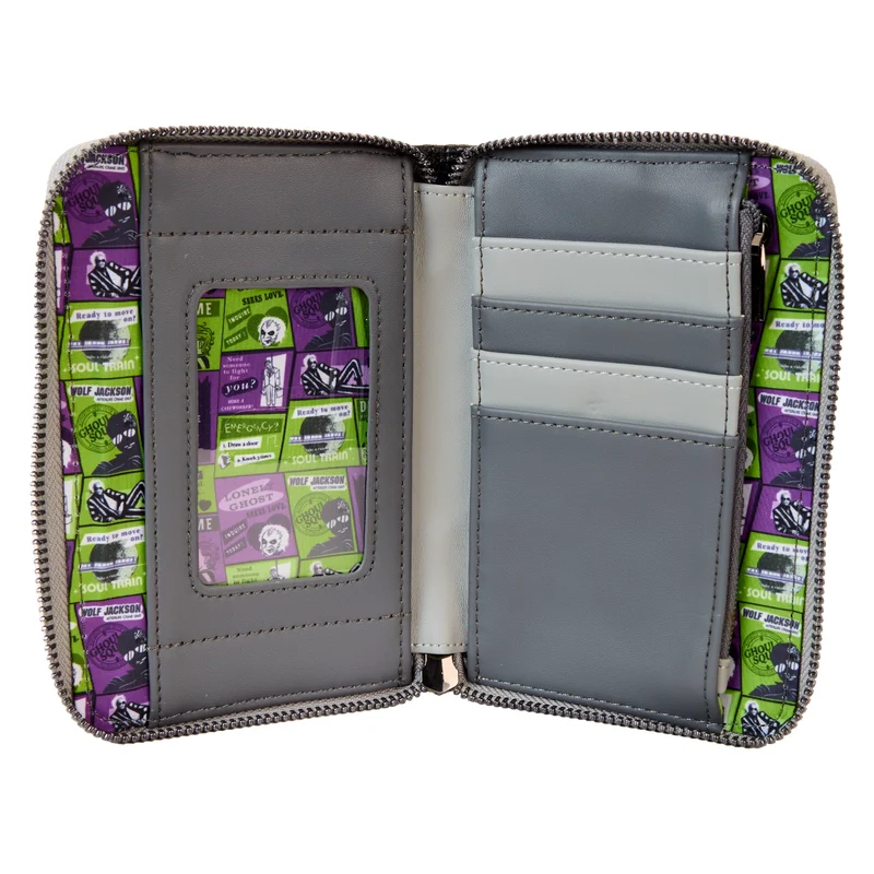 Loungefly Beetlejuice Beetlejuice Lydia Deetz Cosplay Zip Around Wallet SALE - Image 3