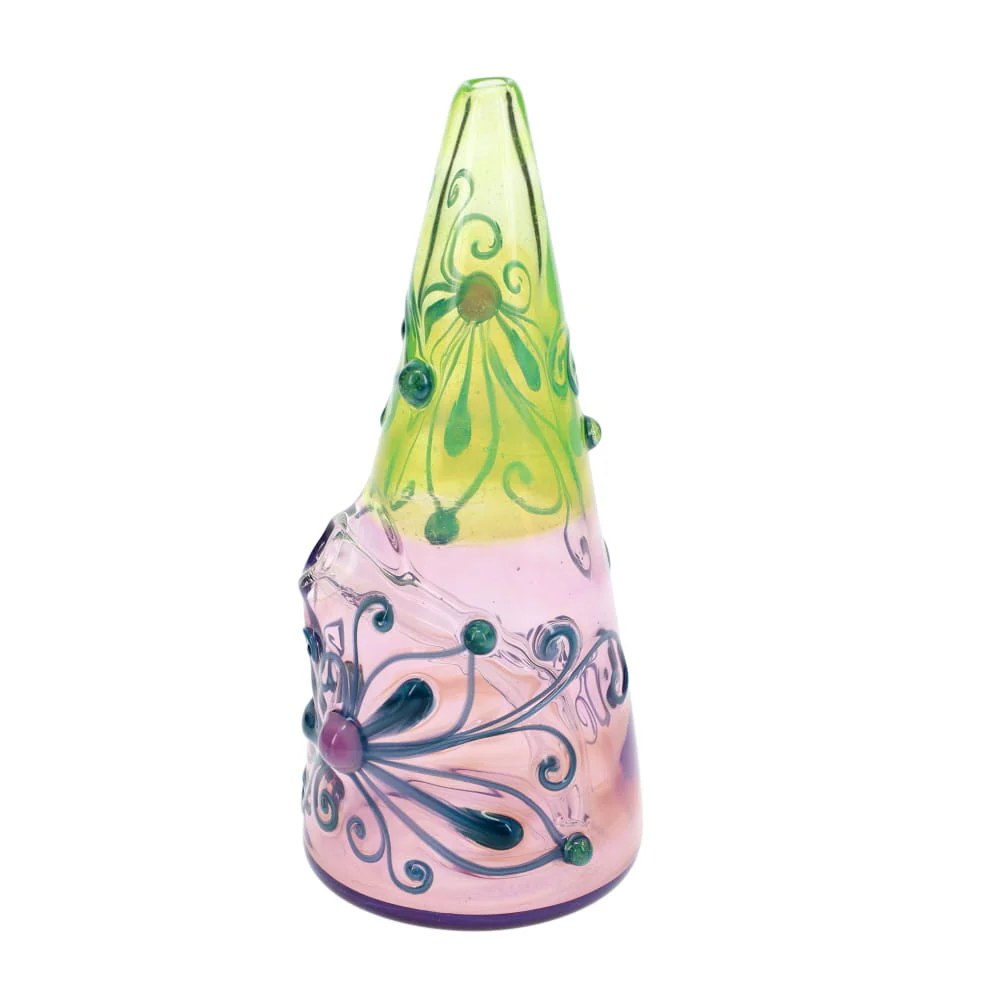 Lyric Glass Purple & Green Cone Rig - Image 3