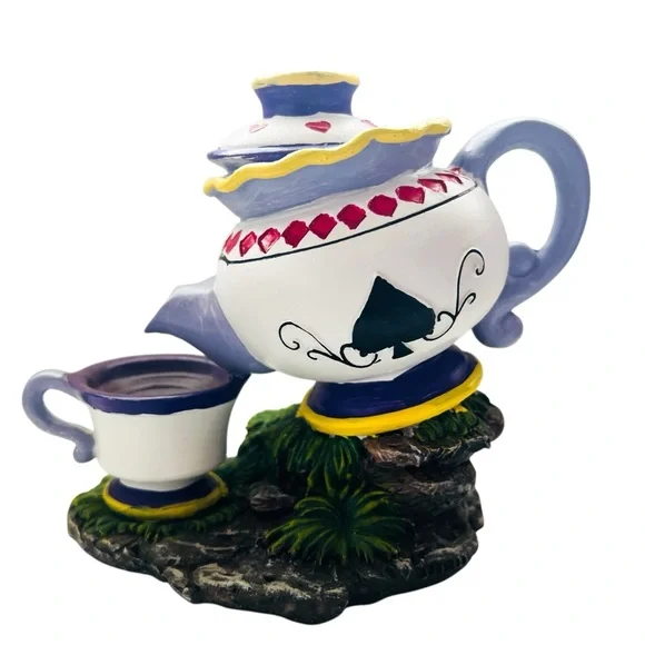 Alice In Wonderland Tea Pot Backflow Incense Burner - Image 5