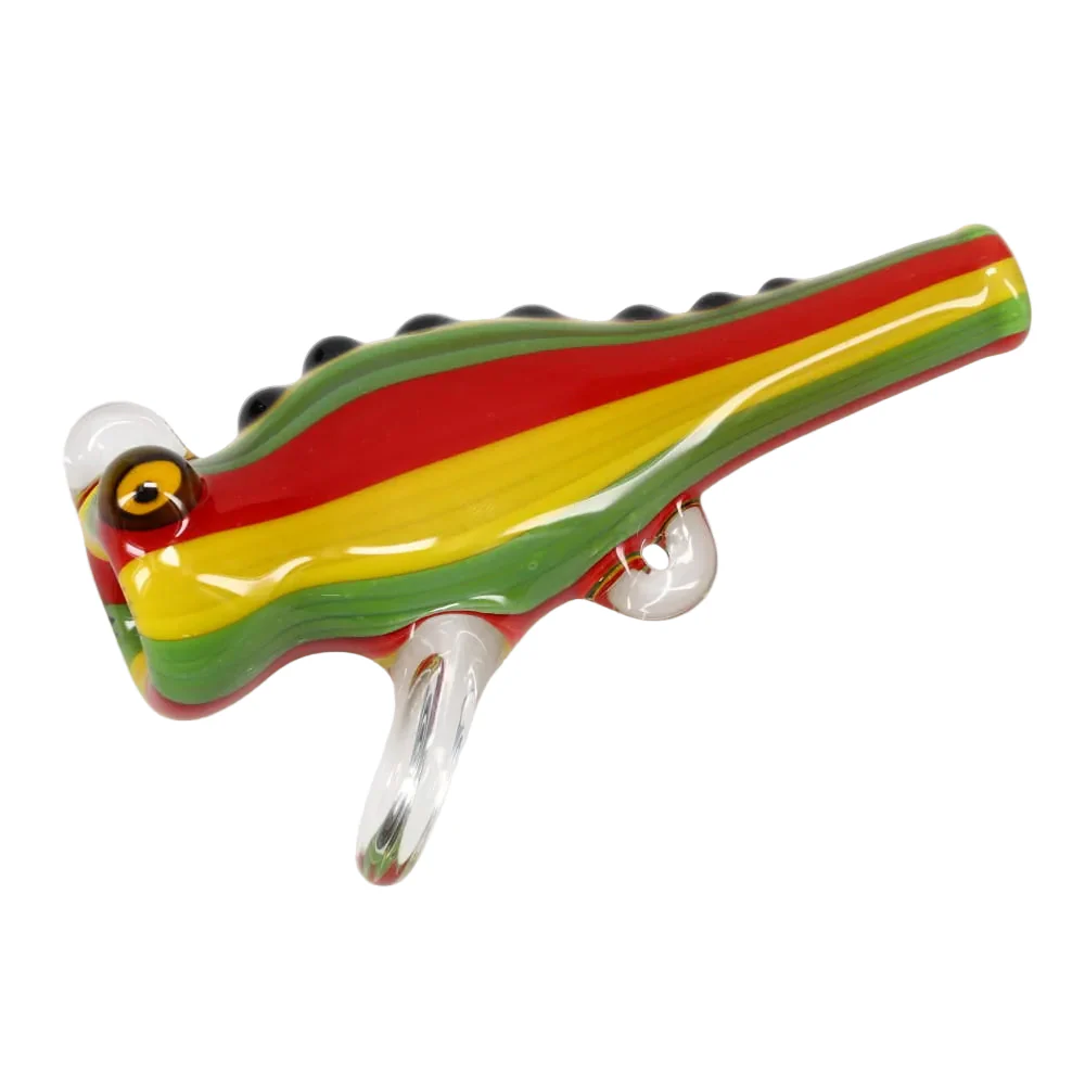 Matty White Glass Frog/Fish Assorted Chillum - Image 8