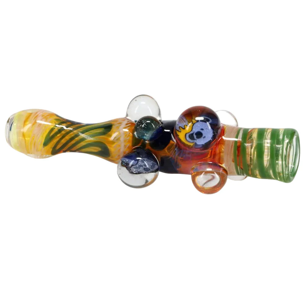Matty White Glass High Grade with 3 Millies Chillum - Image 11