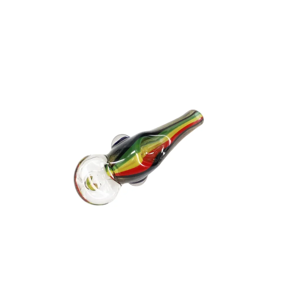 Matty White Glass Mini Linework Fishing Lure Spoon - Image 2