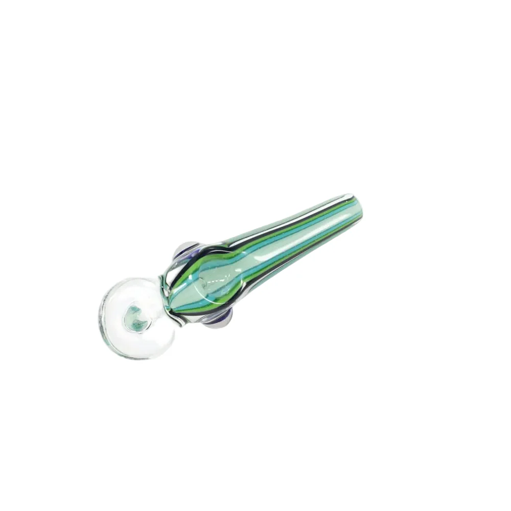 Matty White Glass Mini Linework Fishing Lure Spoon - Image 4