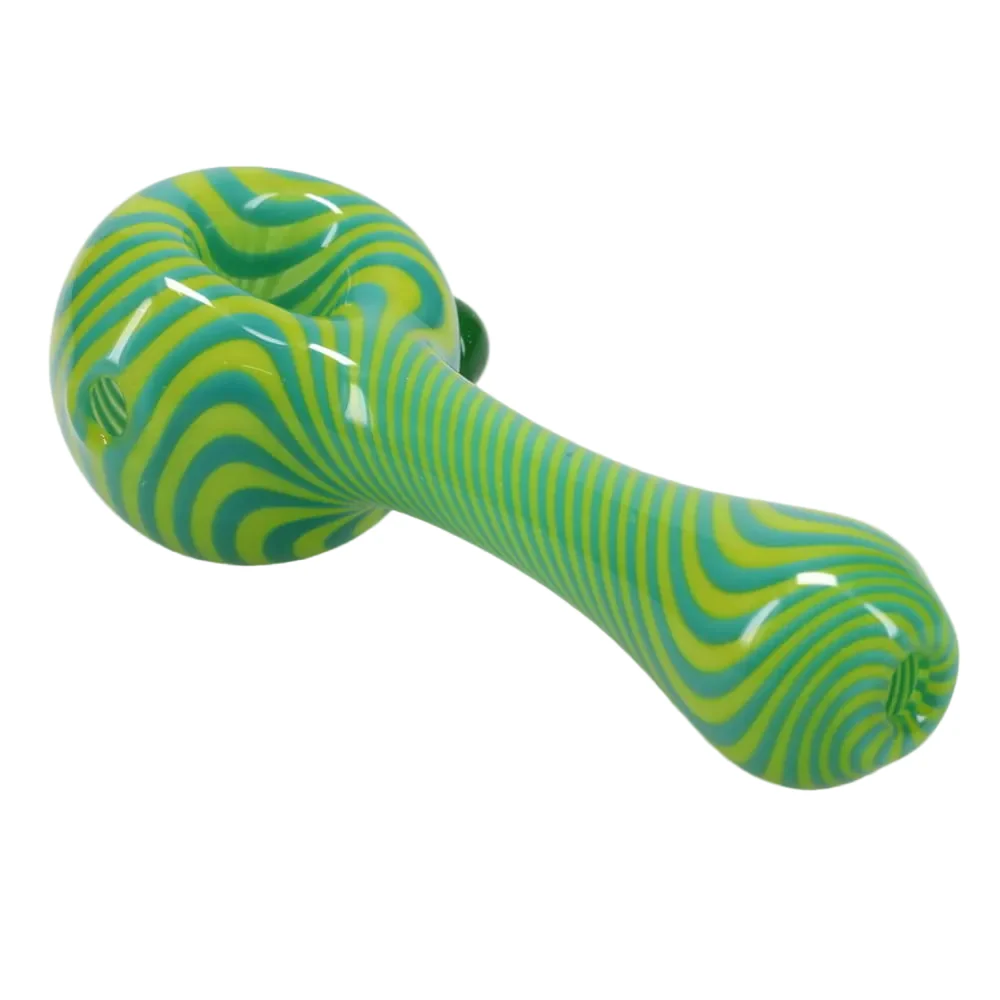 Matty White Glass Mini Mini Baby Vac Stack Spoon - Image 3