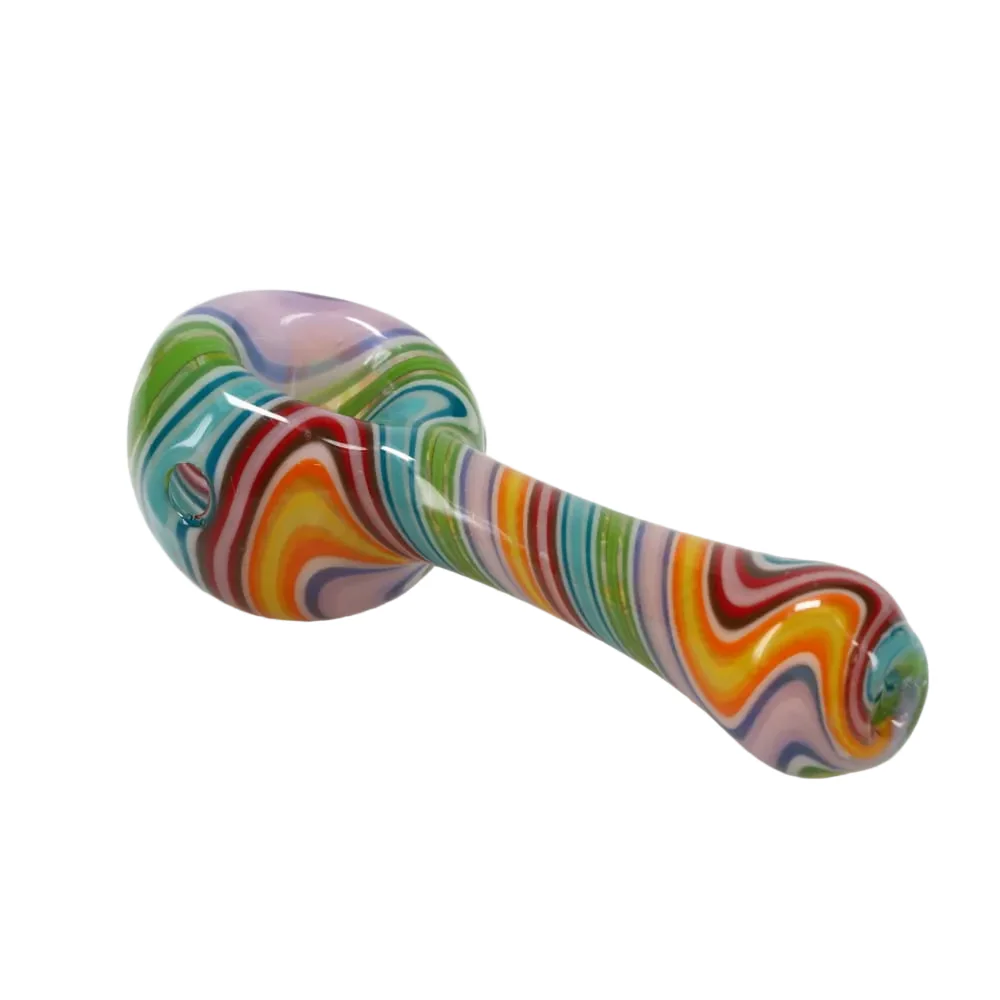 Matty White Glass Mini Mini Baby Vac Stack Spoon - Image 4