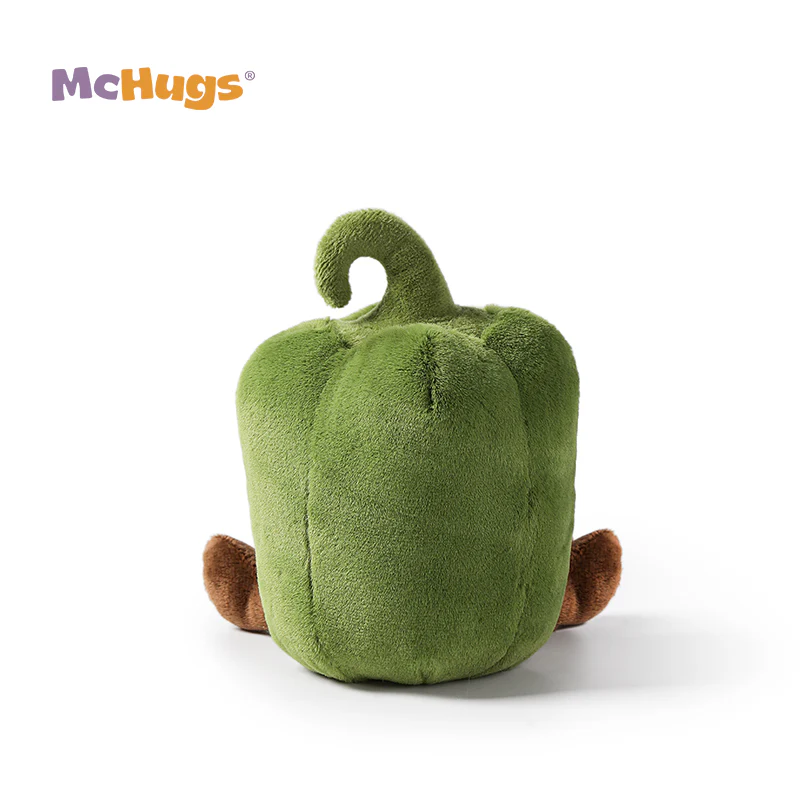 McHugs Energetic Green Pepper Stuffed Plushie - Image 4
