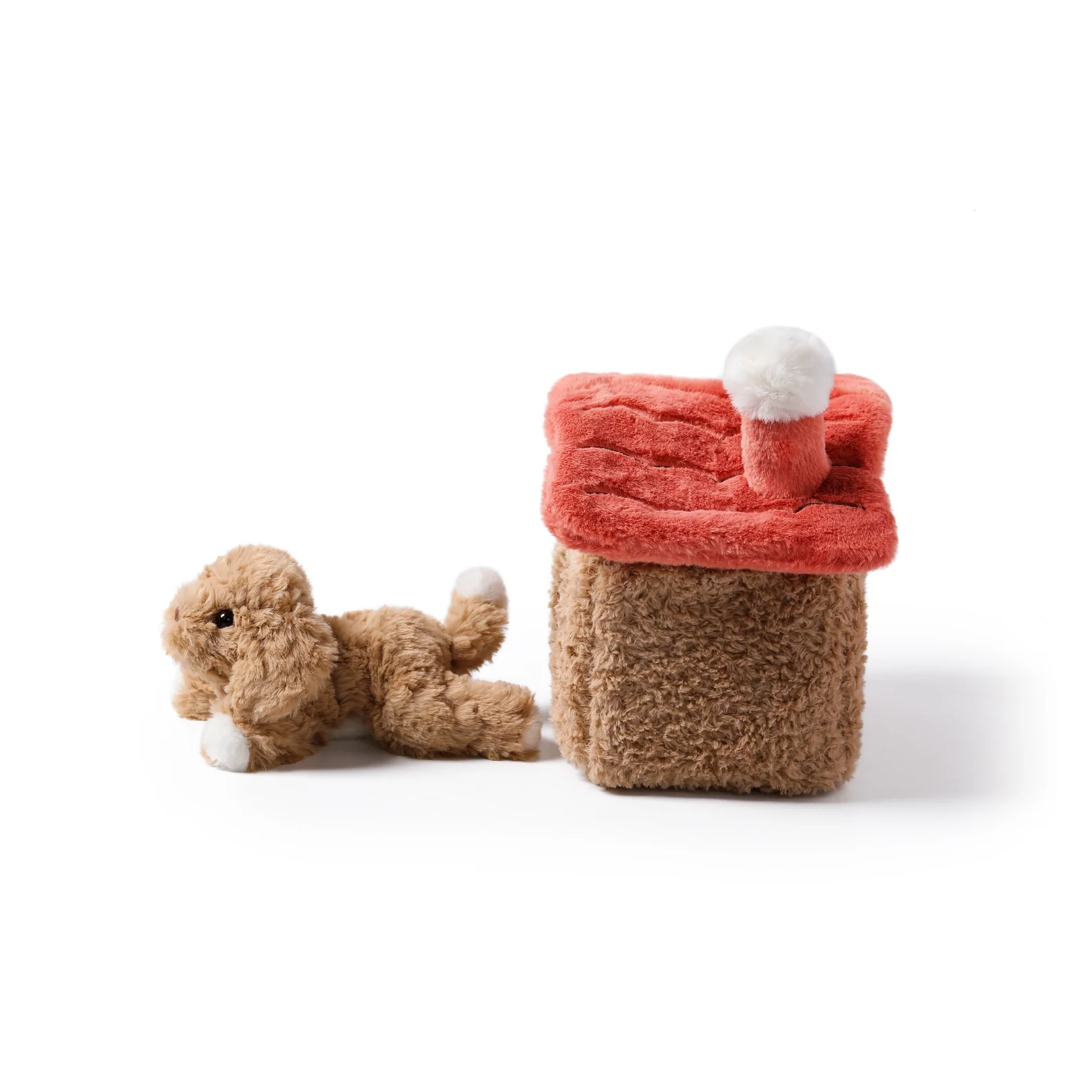 McHugs Relaxed Puppy Scene Stuffed Animal - Image 3