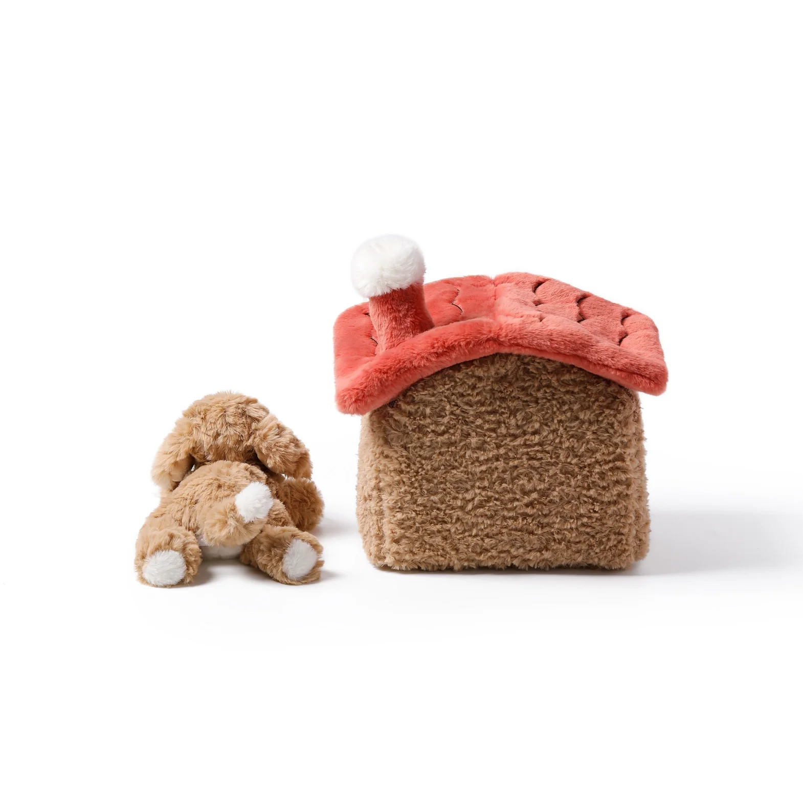 McHugs Relaxed Puppy Scene Stuffed Animal - Image 4