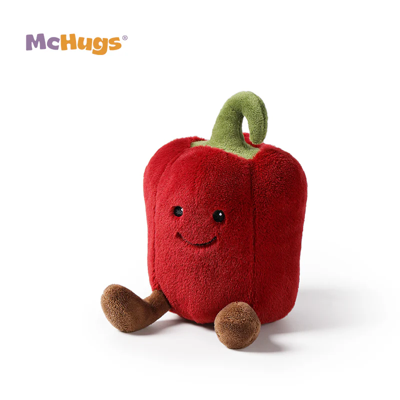 McHugs Smart Red Pepper Vegetable Stuffed Plushie - Image 2