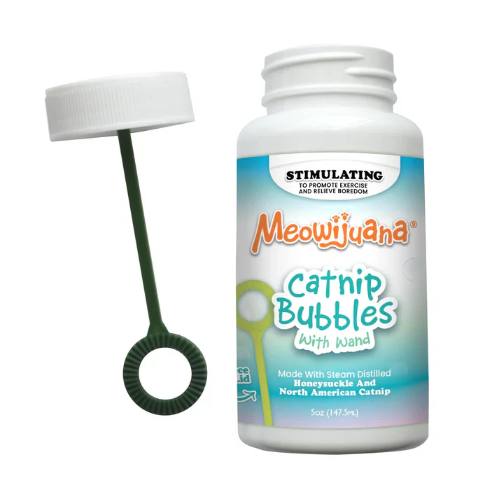 Meowijuana Catnip & Honeysuckle Bubbles - Image 3