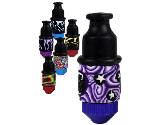 Sneak A Toke Fimo Metal Pipe