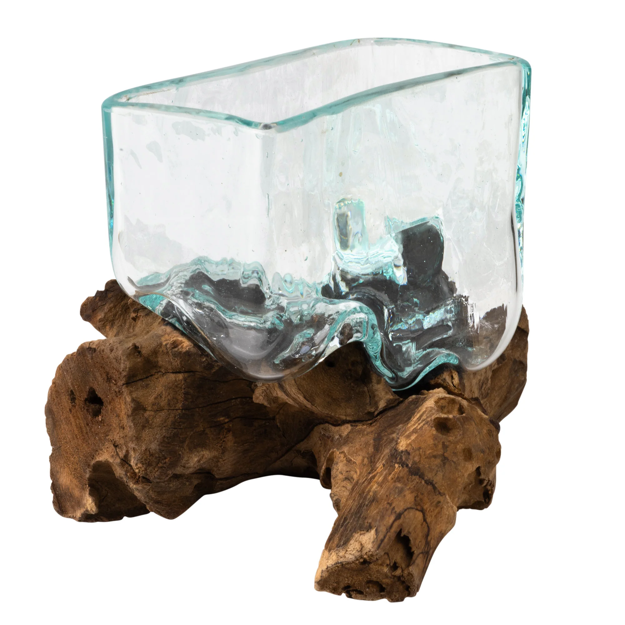 Molten Glass and Driftwood Bowl - Image 2