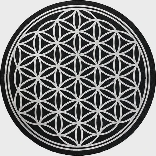 Flower Of Life Mood Mat - 5"