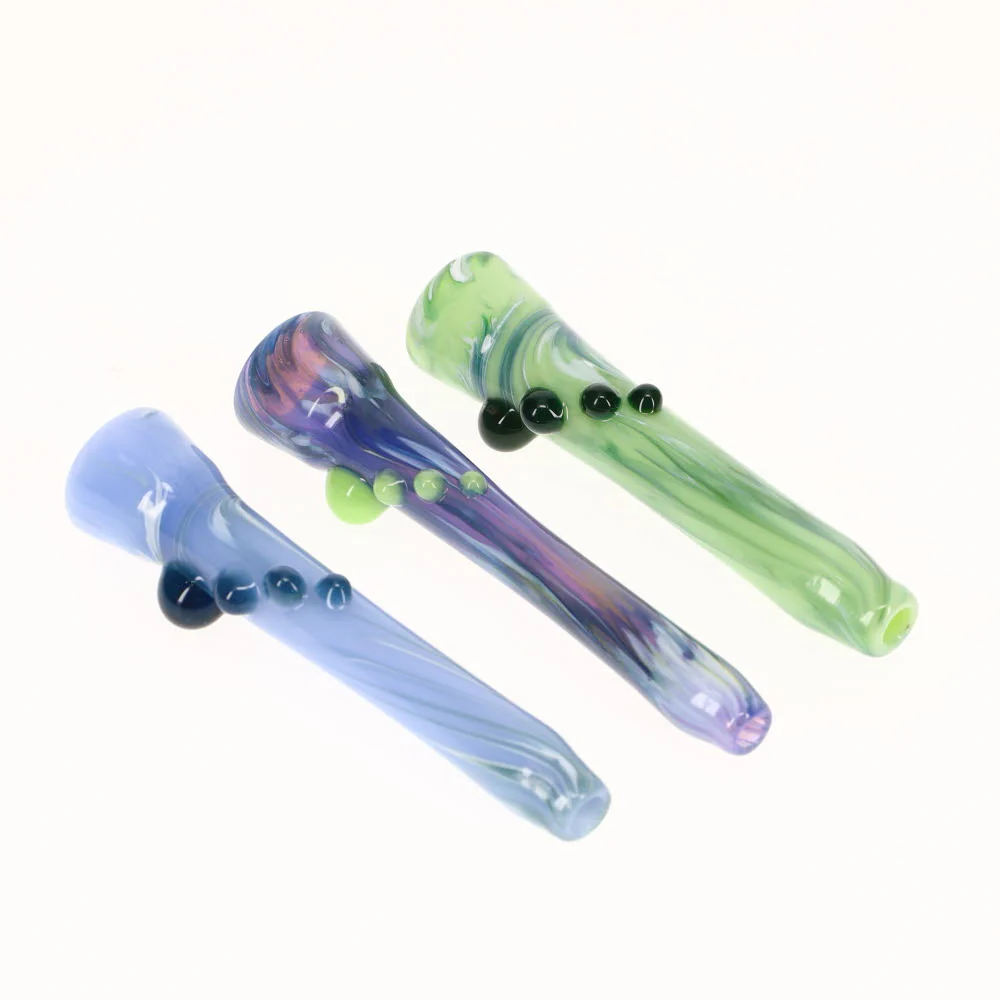 Mtn Life Glass Marbled Chillum - Image 4